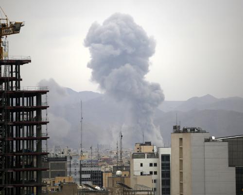 Middle East crisis live: US military ‘drawing up additional options’ to keep strait of Hormuz open, says White House