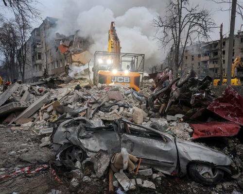 Ukraine war briefing: nationwide air alert issued after at least six killed in strikes on Kharkiv and Dnipro