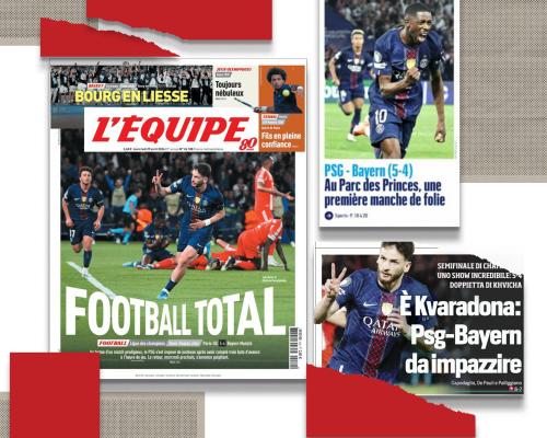 ‘Pinnacle of art and culture’: Europe’s media on nine-goal PSG-Bayern thriller
