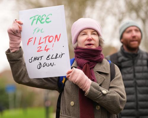 Aggravated burglary charges against 18 Palestine Action activists dropped