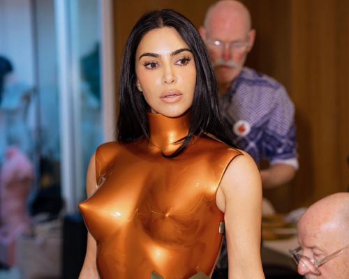 Soft armour, pert nipples: how London design team made Kim Kardashian’s Met Gala breastplate