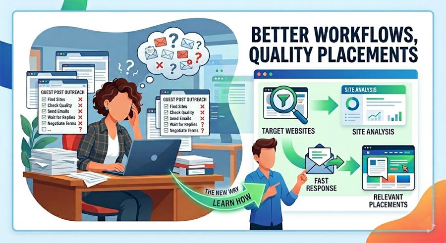 How to Get Quality Guest Posts Without Wasting Time on Outreach