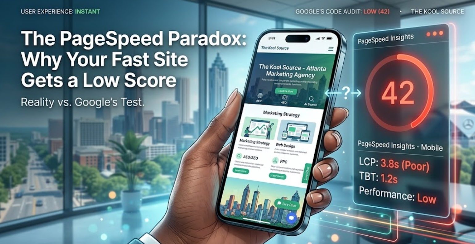 Why Google’s PageSpeed Grades Your Site So Low | Award Winning Atlanta Digital Marketing Agency 2026