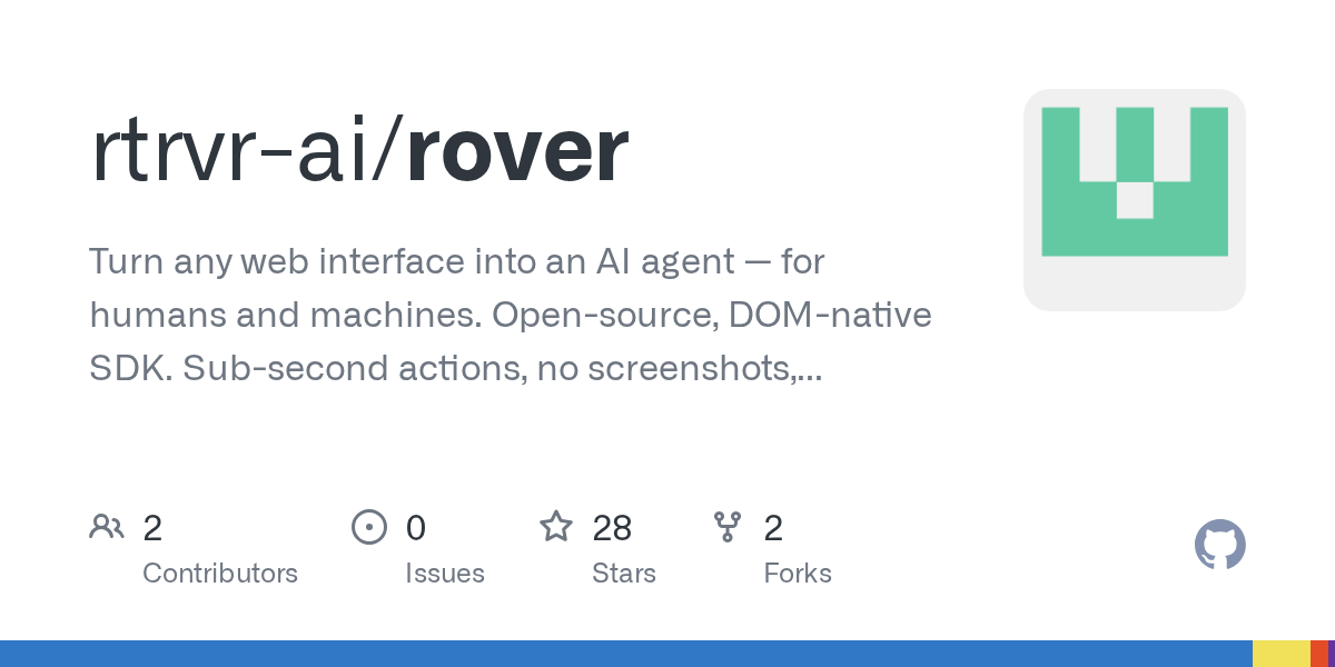 Show HN: Rover – turn any web interface into an AI agent with one script tag