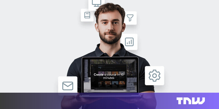 LearnWorlds lets you build a full online course business with AI