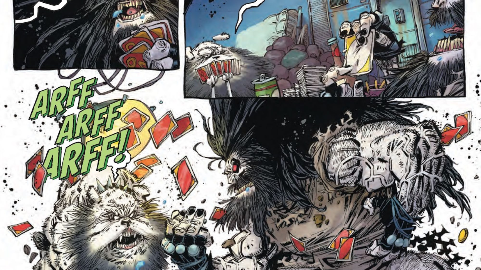 Lobo #4 Preview: Main Man's Hot "Date" with Supergirl