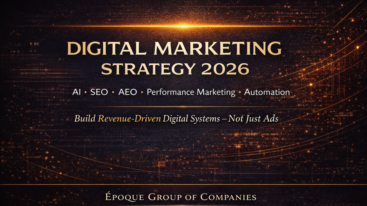 Digital Marketing Strategy 2026: AI, SEO, Performance & Reve