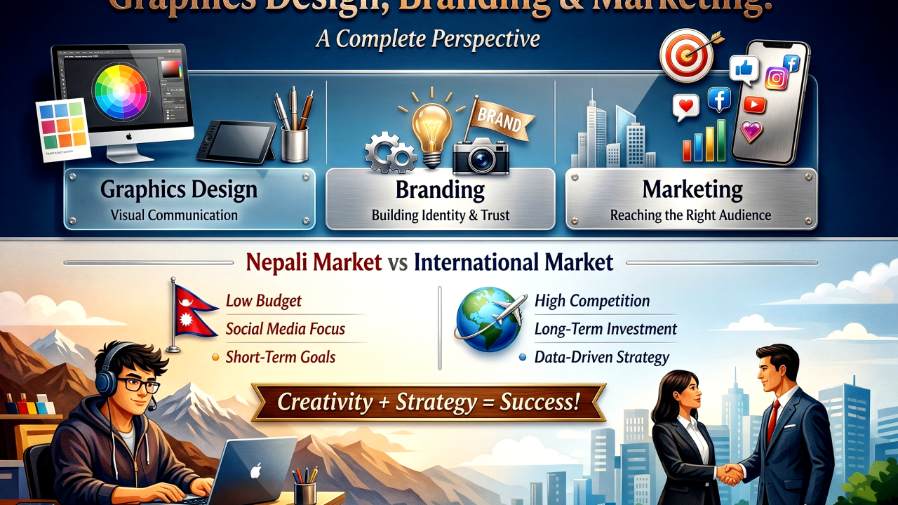 Graphics Design, Branding & Marketing: A Complete Perspective