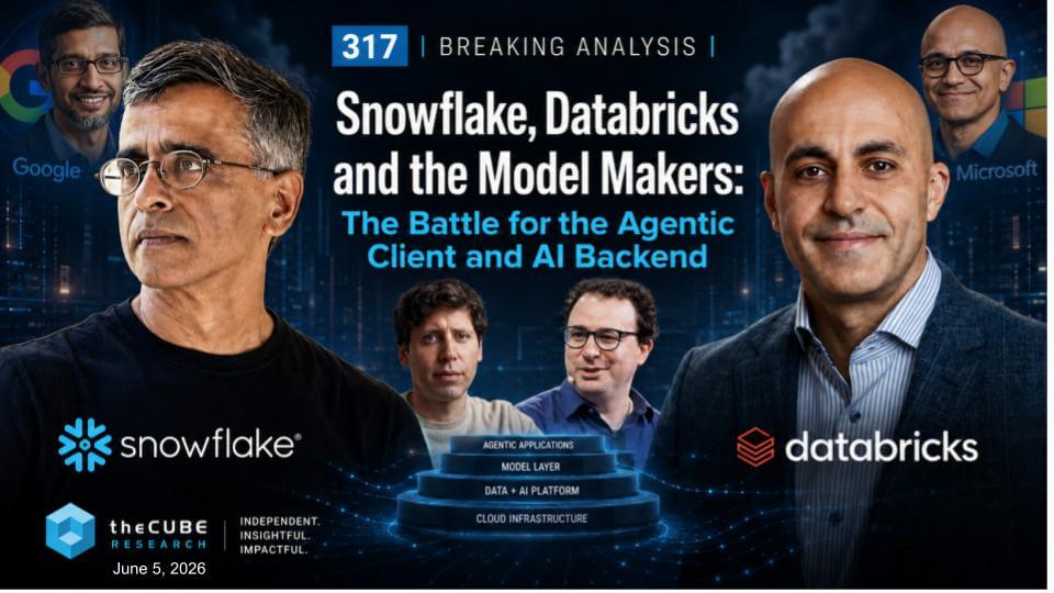 Snowflake, Databricks and the model makers: The battle for the agentic client and AI back end