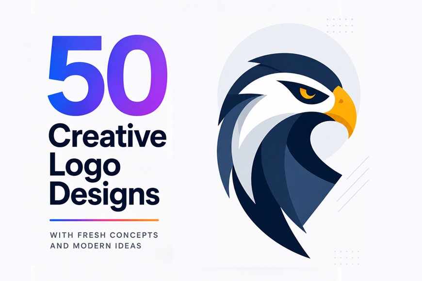 50 Creative Logo Designs with Fresh Concepts and Modern Ideas