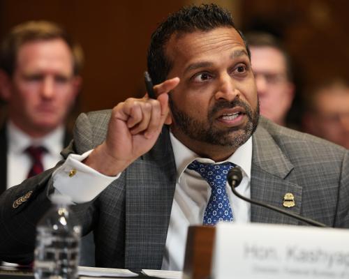 FBI chief Kash Patel spars with top Democrat over allegations of excessive drinking on the job – US politics live