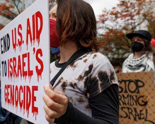 Protesters push Portland to investigate firm that appears to supply drone tech to Israel