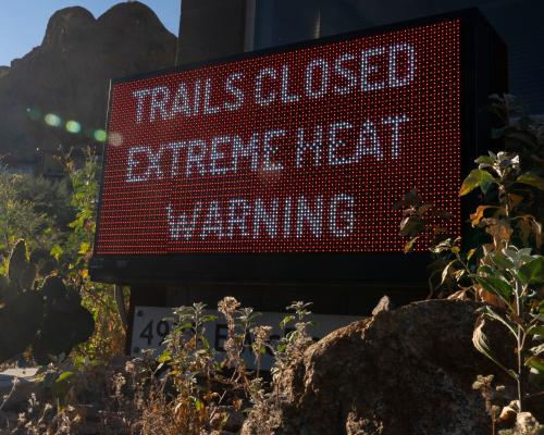 Arizona desert town breaks record for hottest March temperature in US history