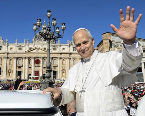 ‘A pope who uses his brain’: Vatican locals and visitors take sides in Leo v Trump spat