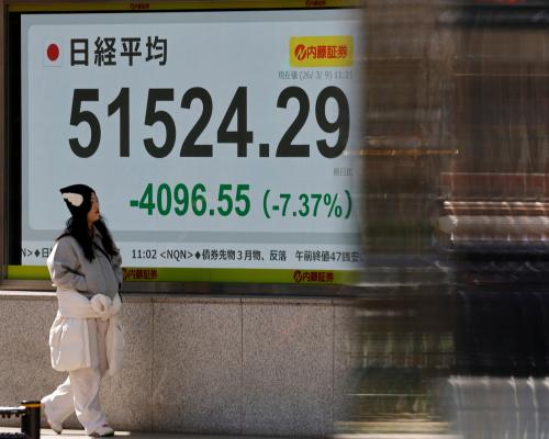 Stock markets plunge after oil surges over $100 a barrel – business live