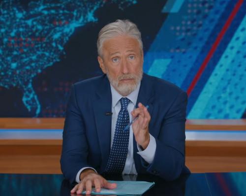 Jon Stewart on Trump’s Jesus photo denial: ‘Do you even care about lying to us any more?’
