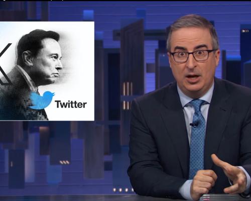 John Oliver on Elon Musk’s X: ‘Now worse than useless’