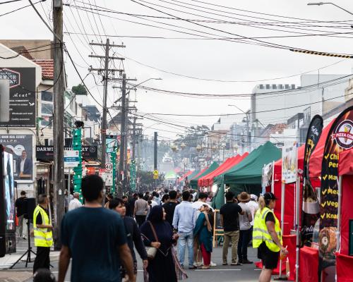 Ramadan night markets bring thousands of visitors to Lakemba – a suburb where Pauline Hanson claims people ‘feel unwelcome’