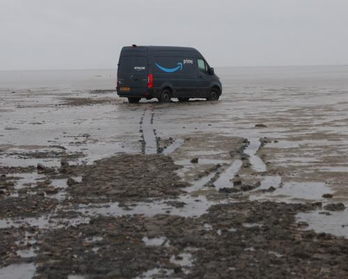 Abandon shipment: how an Amazon van got marooned on the UK’s ‘most dangerous path’