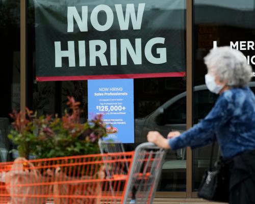 US consumer confidence hits record low as Americans fret about rising prices; jobs report beats forecasts – as it happened