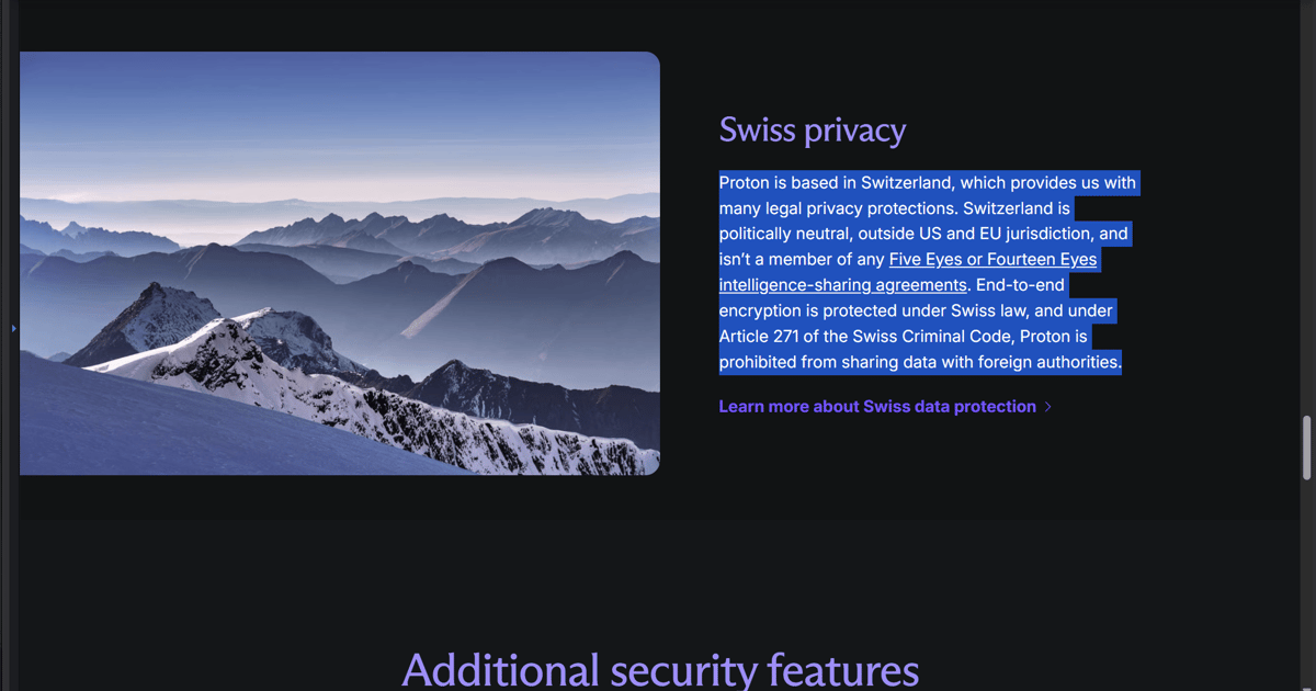 "Not Even Government Agencies" - Proton's misleading marketing
