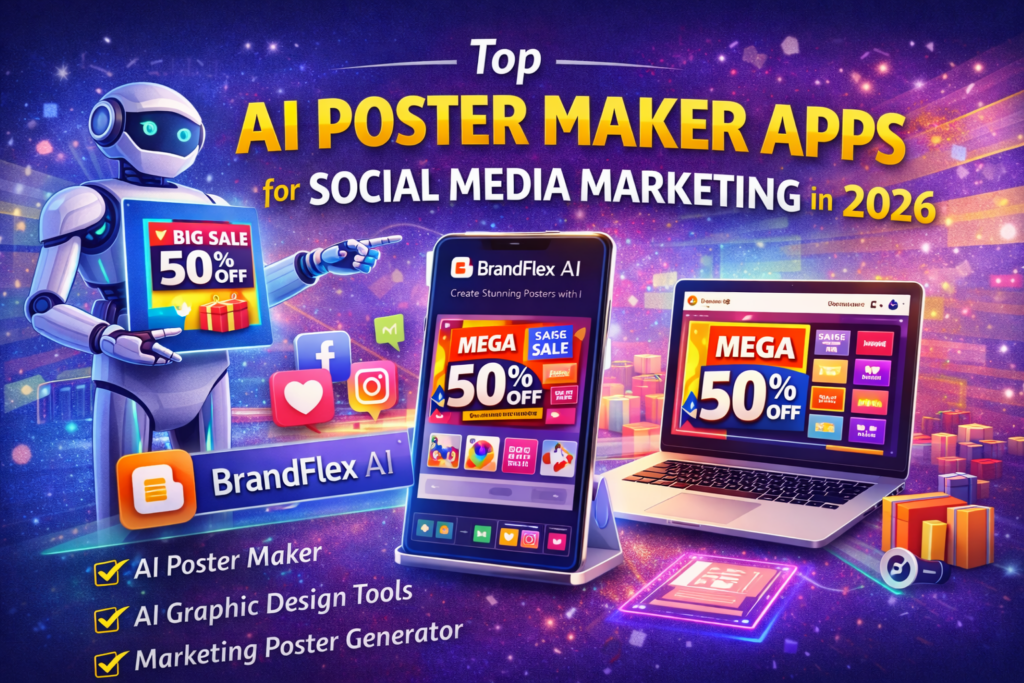 Top AI Poster Maker Apps for Social Media Marketing in 2026 - Brandflex