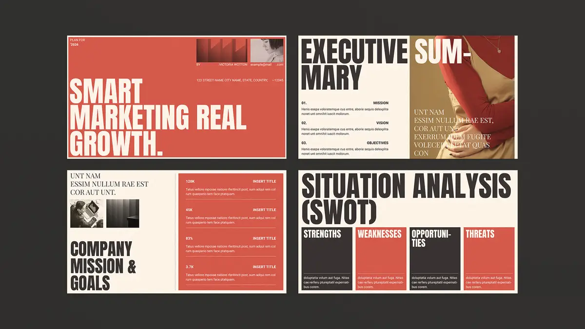 This Adobe InDesign Digital Marketing Plan Template Is Built for Serious Strategists