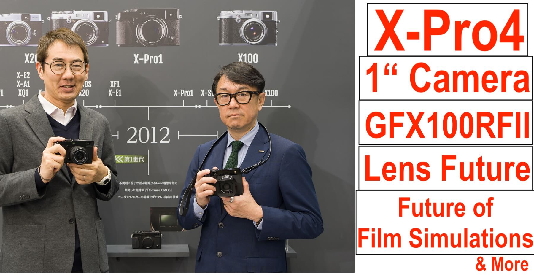 Fujifilm Managers Talk X-Pro4, Lens Future, Film Simulation Development, GFX100RFII, 1″ Camera and More – Phototrend Interview