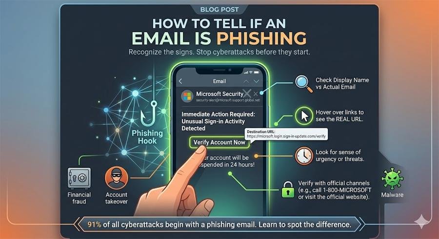 How to Tell If an Email Is Phishing – 10 Warning Signs