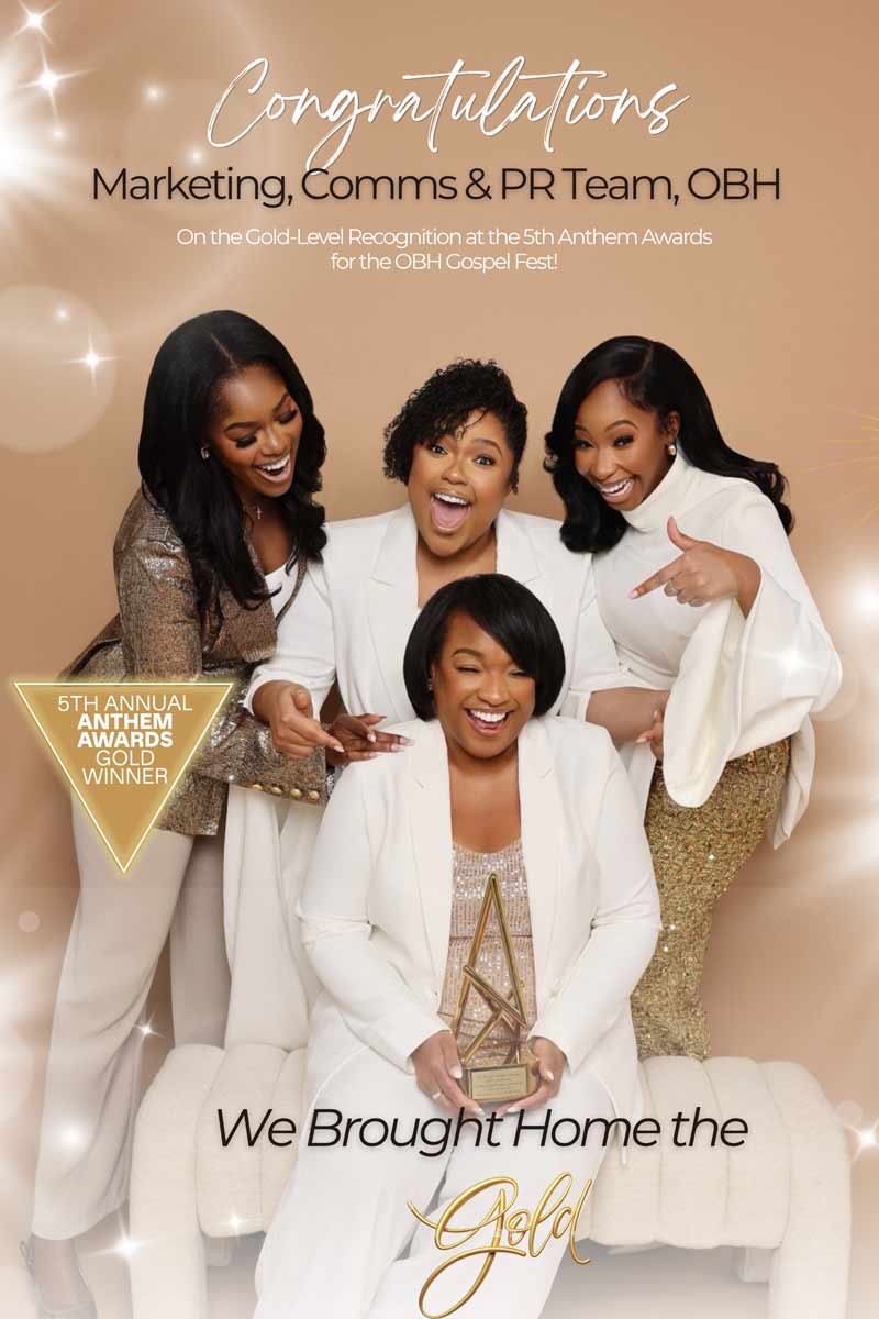 One Brooklyn Health Marketing, Comms & PR Team, Wins Gold at the 5th Annual Anthem Awards for Community Impact