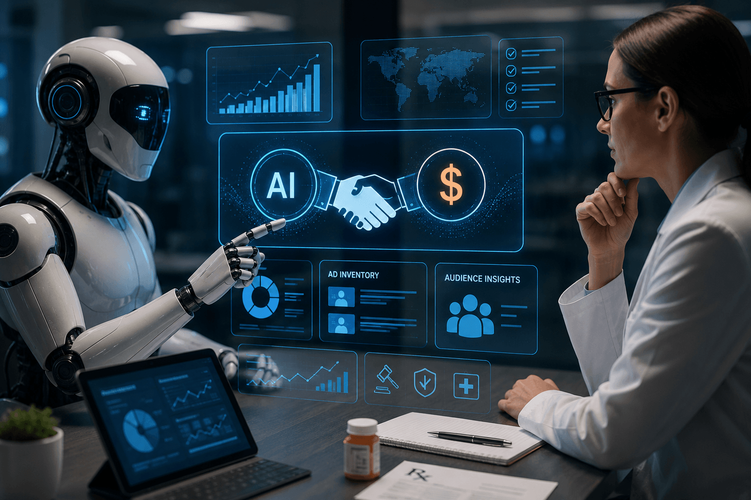 AI in Pharma Marketing: Autonomous Media Buying - eHealthcare Solutions Digital Advertising Network