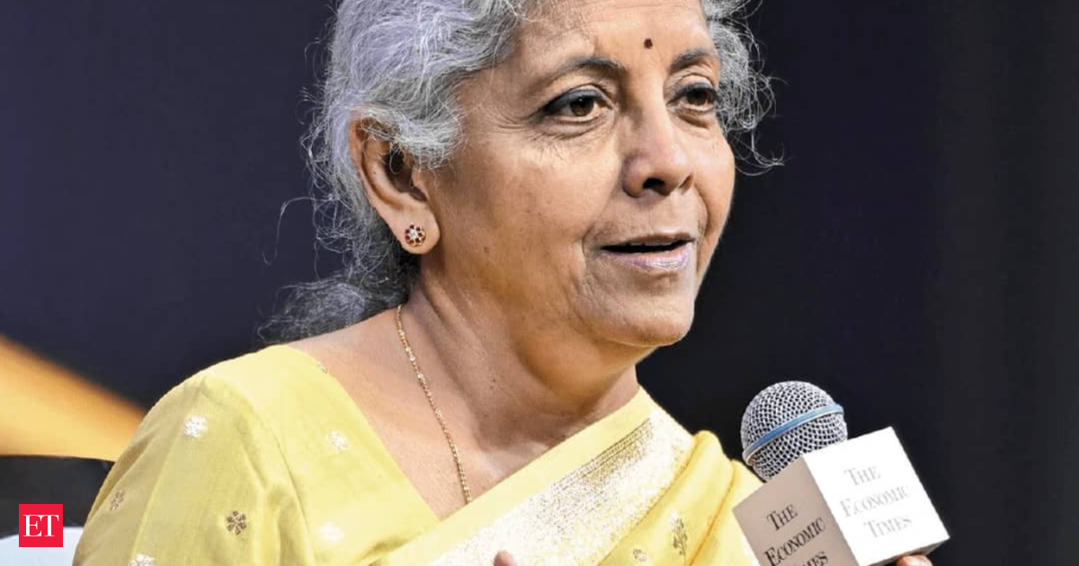 ET Awards: Sitharaman flags AI threat and global risks, says reforms on the way to support India Inc growth