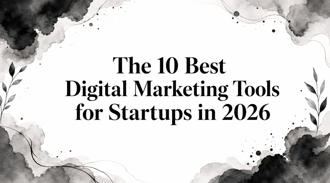 The 10 Best Digital Marketing Tools for Startups in 2026