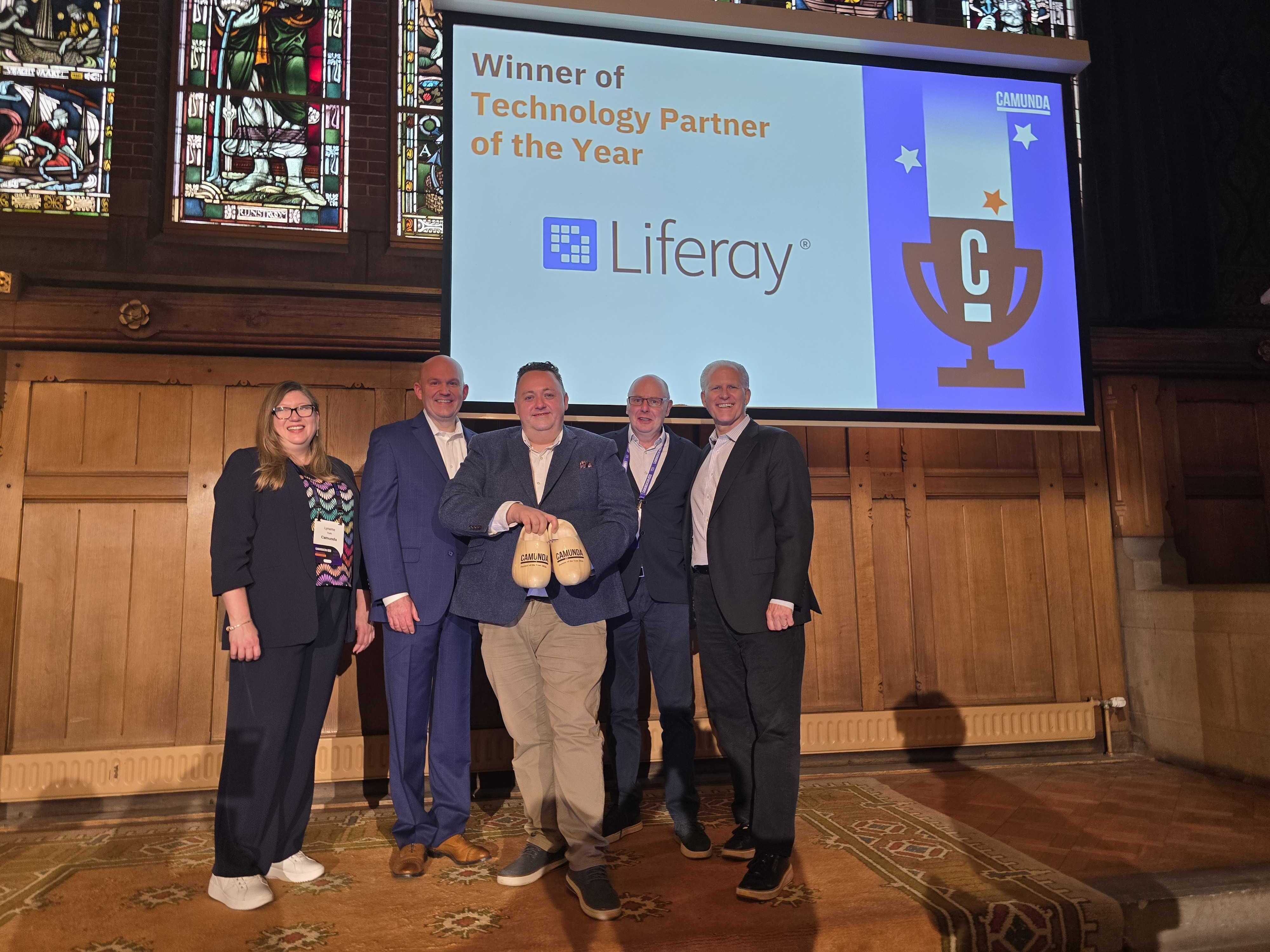 Liferay Named Technology Partner of the Year by Camunda at Global Partner Summit