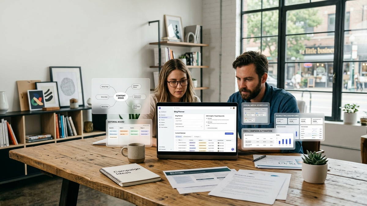 How Small Businesses Can Use AI for Content Marketing in 2026 - BaudWire