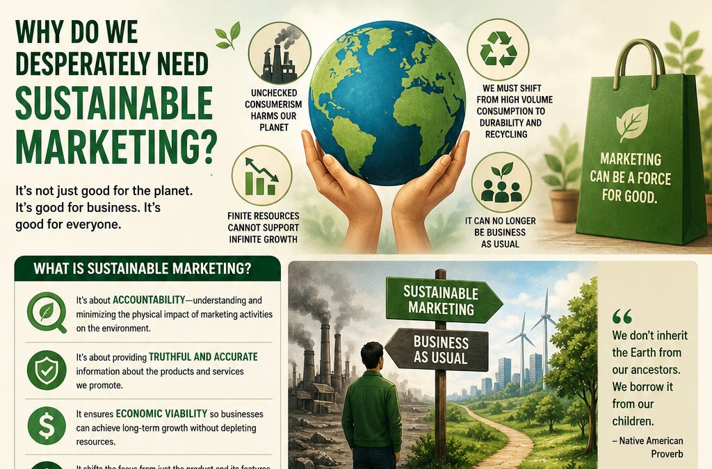 Why do we desperately need sustainable marketing?