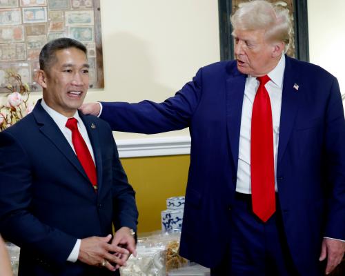 Pentagon announces US navy secretary is leaving ‘effective immediately’ and replaced with deputy – as it happened