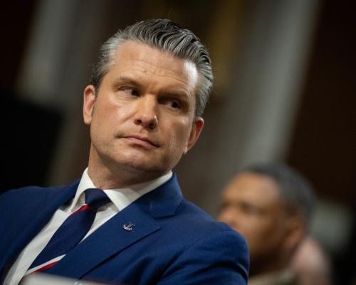 Republicans again block war powers resolution after Democrats grill Hegseth on Trump’s ‘unauthorized war’ in Iran – live