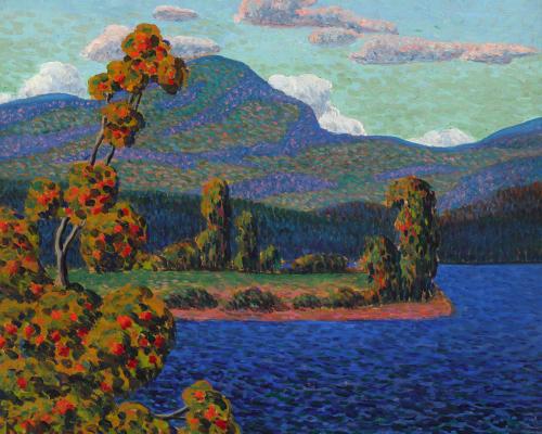 Konrad Mägi review – these bland, blobby paintings are expressionism without expression