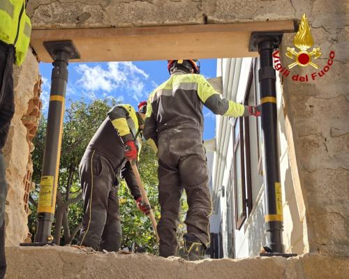 Firefighters in Sicily rescue 400 rare library books from precipice after landslide