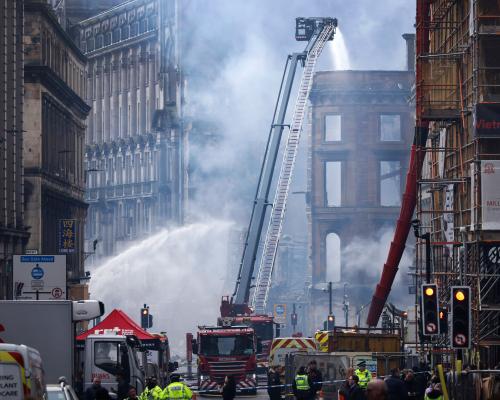 First minister pledges help with costs of ‘horrific’ fire next to Glasgow Central station