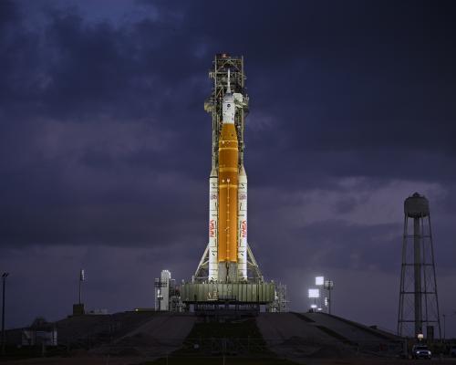 Artemis II launch: crowds gather for glimpse of historic Nasa moon mission