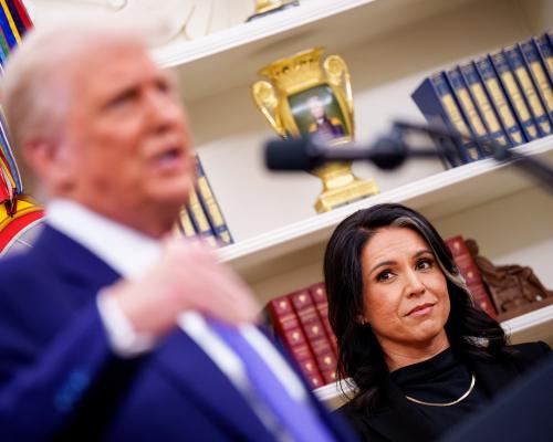 Tulsi Gabbard, who warned of war with Iran, now defends Trump’s decision to attack – as it happened