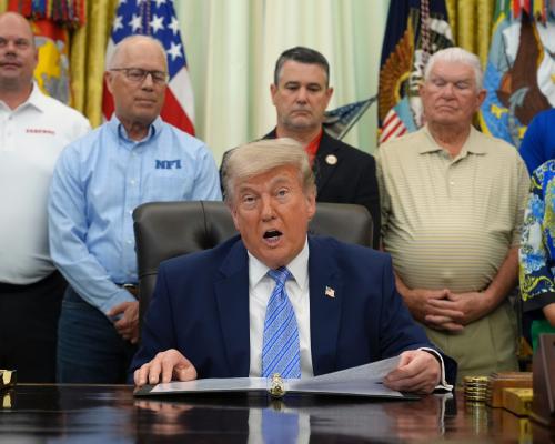 US Senate won’t take up ICE funding bill amid row over Trump’s ballroom, which president defends as ‘very good expenditure’ – live