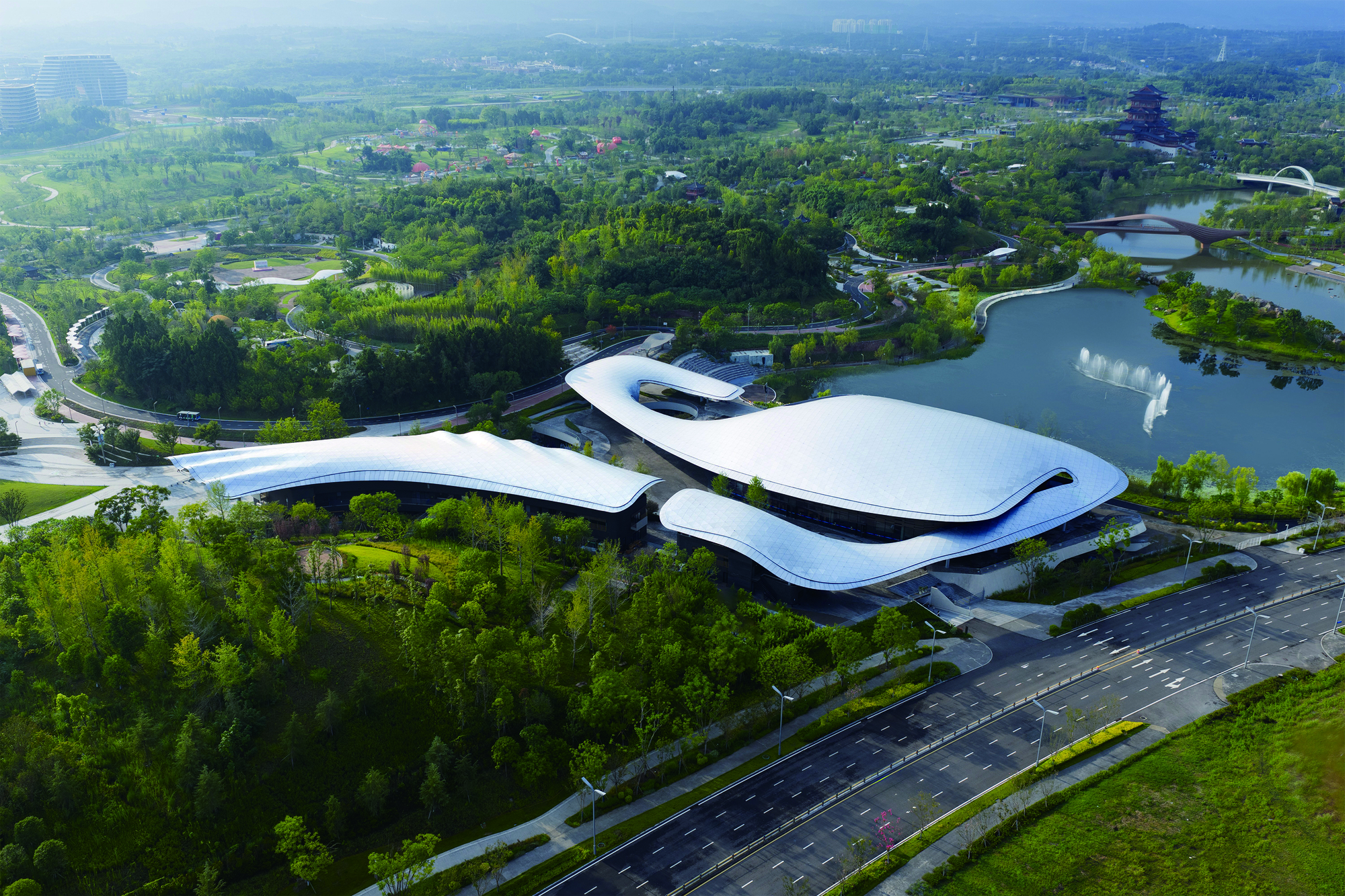 Main Pavilion of the International Horticultural Exhibition 2024 Chengdu / CSWADI