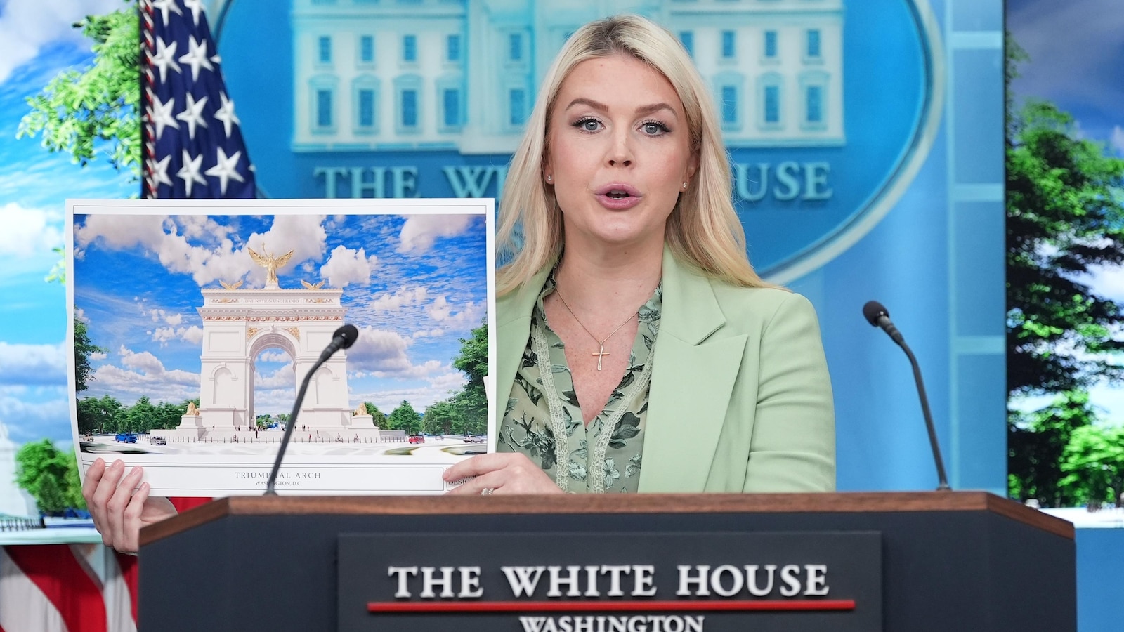 Trump's plan to build a Triumphal Arch gets a hearing before a key federal agency