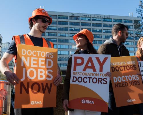 British Medical Association accused of hypocrisy as its own staff strike over pay