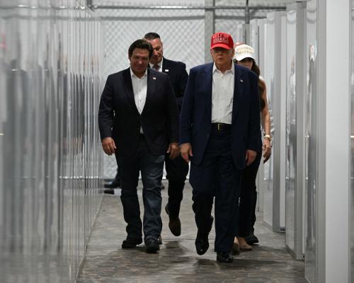 Ron DeSantis spent $1.2m per day to open and operate ‘Alligator Alcatraz’