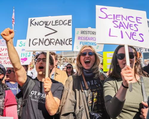 She set out to become a clinical psychologist. Now she’s leading a US movement to save science