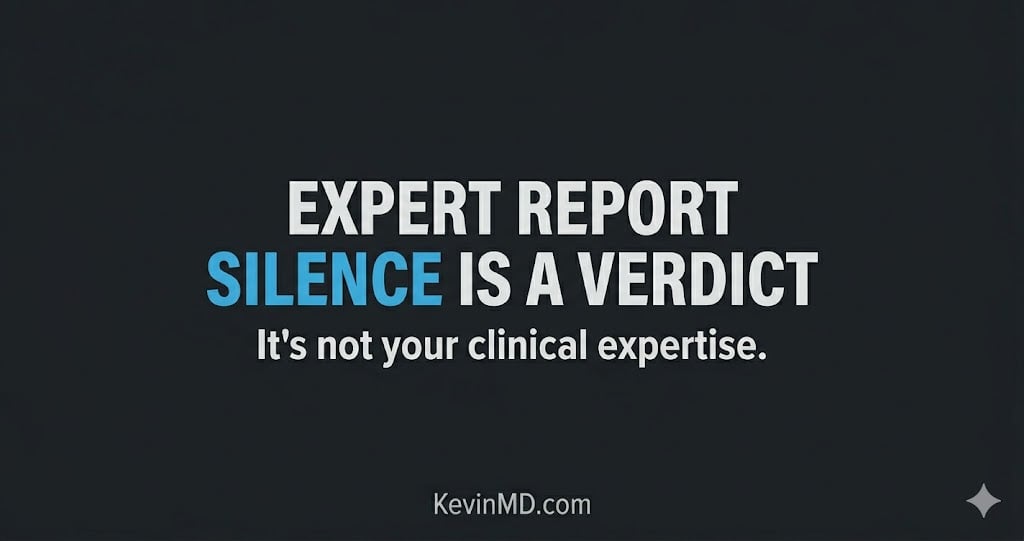 Why clinicians fail at writing expert reports